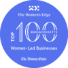 Top 100 Women-Led Businesses in Massachusetts badge