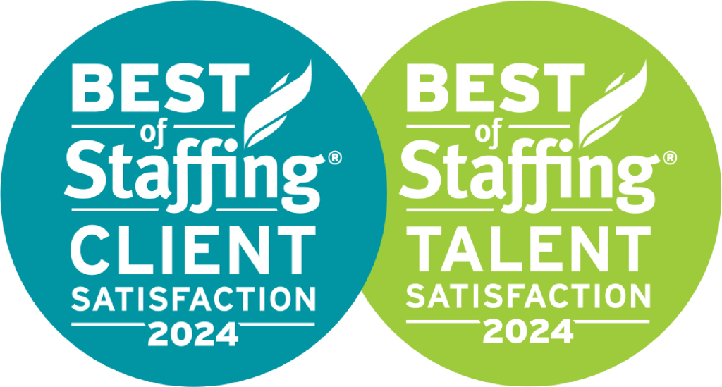 Best of Staffing 2024 Client Satisfaction and Talent Satisfaction awards