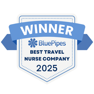 Blue Pipes Best Travel Nurse Company 2025