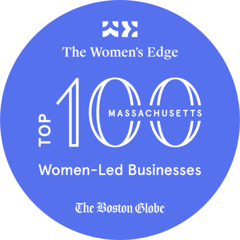 Top 100 Women-Led Businesses in Massachusetts badge