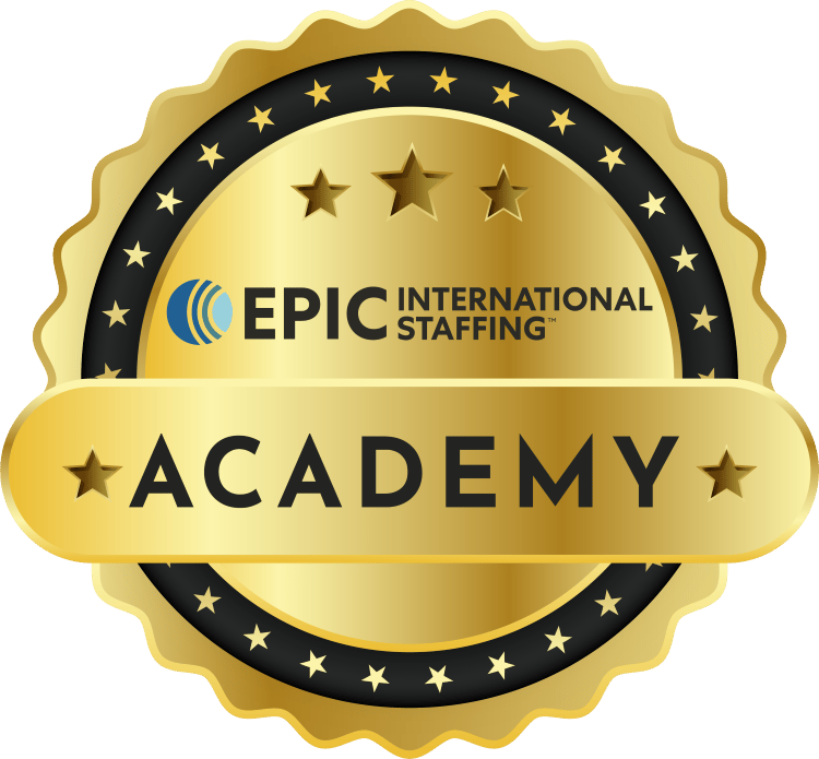 Smarter international healthcare staffing program badge
