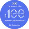 Top 100 Women-Led Businesses in Massachusetts badge