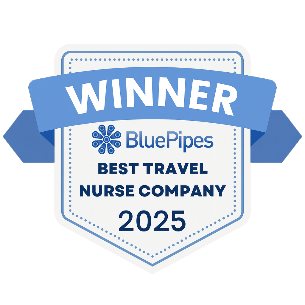 Blue Pipes Best Travel Nurse Company 2025