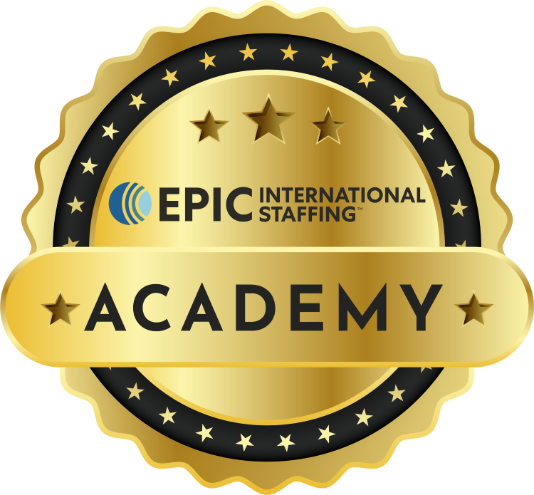 Tidepoint International Staffing Academy Program badge