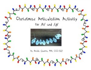 SLP Christmas Activities