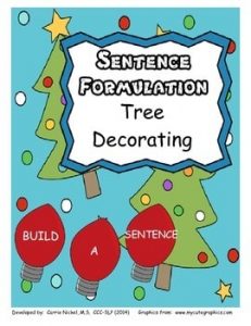 SLP Christmas Activities
