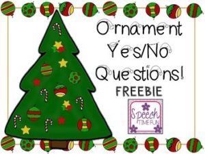 SLP Christmas Activities
